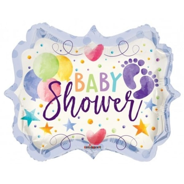 Baby Shower Folieballong 46cm multifärg