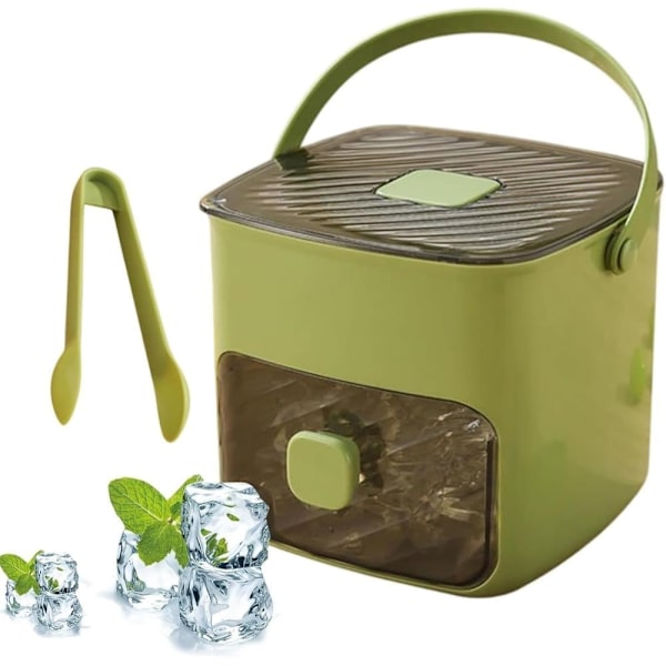 Stor Silikone Isform til 48 Isbiter Green