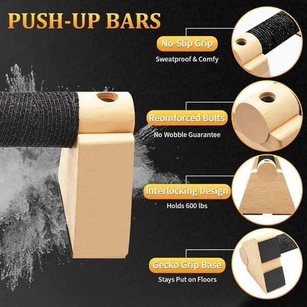 Calisthenics Equipment for Handstands & Push-ups, Push Up Bars & Training Support for Men