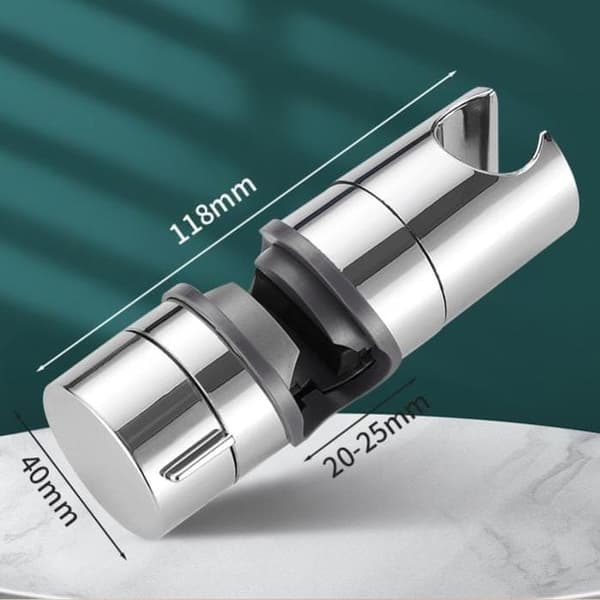 Handduschhållare för duschstång justerbar 20-25mm ABS– Reservdel för Handdusch