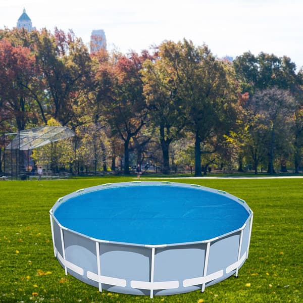 Rundt solcelledækken til pool - Isolerende boblefolie til pool og spa, solvarme, reducerer fordampning - 180 cm Round-180cm
