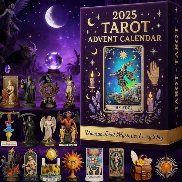 Moorle Tarot Julekalender 2025 – 24 Dage med Mystisk Jule-nedtælling, Samlerobjekter & Julepynt til Voksne
