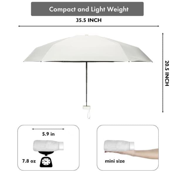 Elegant Automatisk Paraply 90cm til Stilbevidste Beige