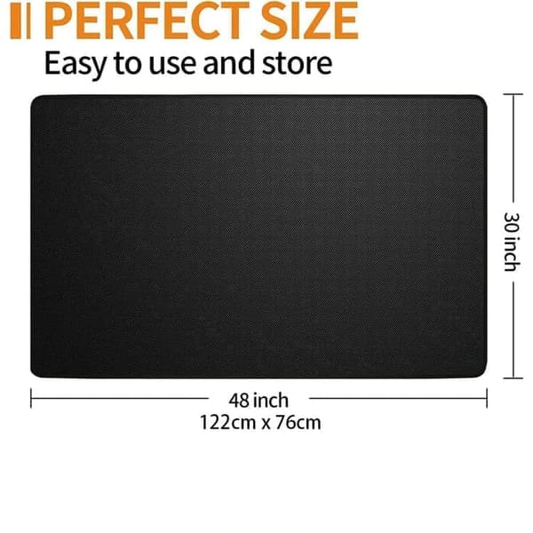 Brandsikker & Varmebestandig Grillmåtte/Grilltilbehør 122cm*76cm