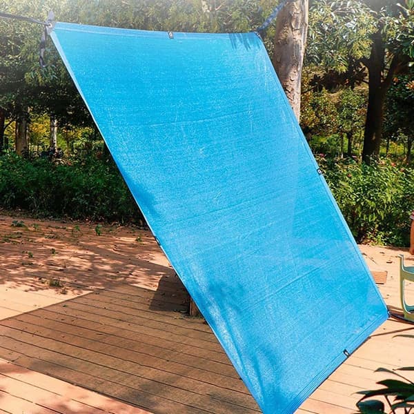 Rektangulær UV-resistent vandtæt solsejl - Solbeskyttelsesbaldakin til have, terrasse, gårdhave - 2x2m 2*2M