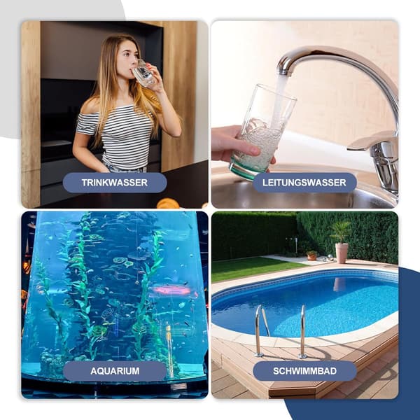 pH-måler 4-i-1 – Digital vandkvalitetstester til pH, TDS, EC og temperatur, akvarium & pool
