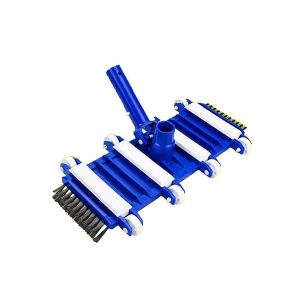 Pool Vacuum Cleaner - Pool Suction Vacuum with Wheels - Flexible Bottom Brush for Pool Cleaning, Universal Connection With side brushes