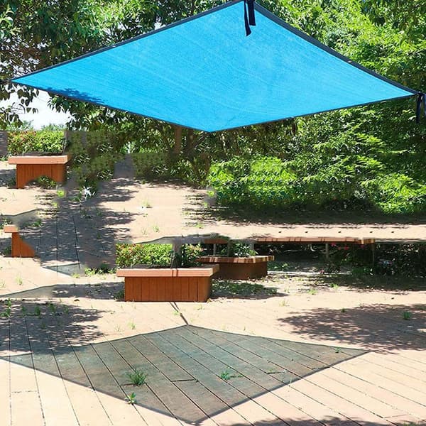 Rektangulær UV-resistent vandtæt solsejl - Solbeskyttelsesbaldakin til have, terrasse, gårdhave - 2x2m 2*2M