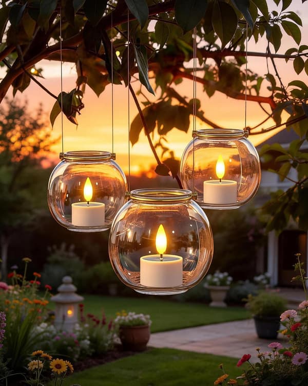 6/12-pack Solar Powered LED Lights with Flickering Flame, Waterproof Tealights for Lanterns, Garden, Patio, and Decoration 12pcs