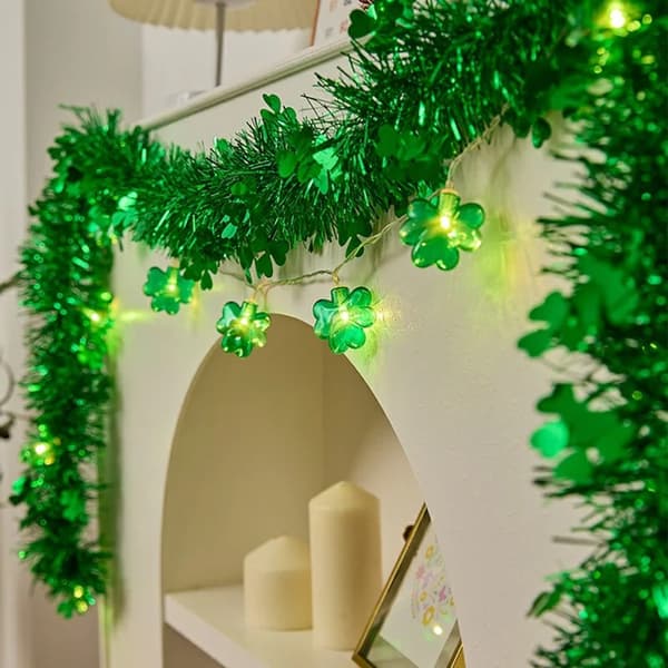 Easter Egg LED Light String 2m/4m with 10-20 Lights, Battery-Powered Decorative Lamp for Party and Home 2M 10LED-Battery-powered