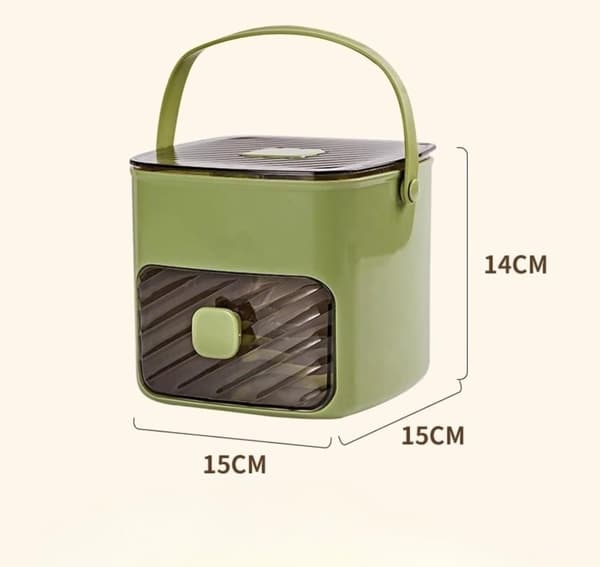 Stor Silikone Isform til 48 Isbiter Green