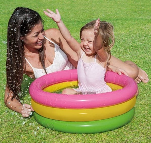 Oppustelig pool Fast Set rund 86 × 25 cm