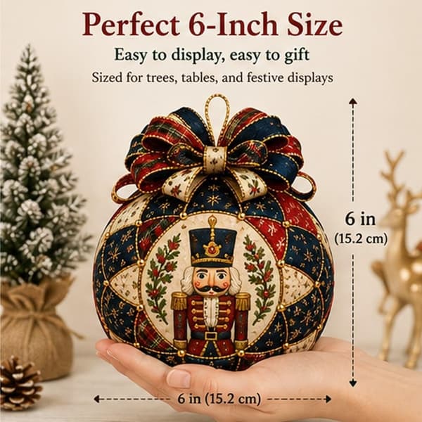 DIY Christmas Decoration Sewing Kit, Patchwork and Fabric for Christmas Tree, Creative Craft for Adults and Beginners Santa Claus