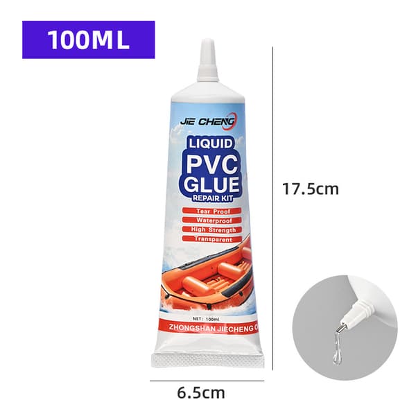 2 STK PVC Reparationslim, Vandtæt Klæbemiddel til Pool Liners, Oppusteligt Legetøj, Rør og Teltreparationer 2x50ml