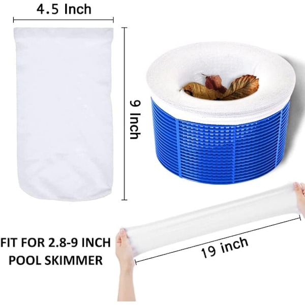 30-pak filterkompatibelt net, Mspa-filter til hydromassagebadekar, egnet til 2,8-2,9 tommer