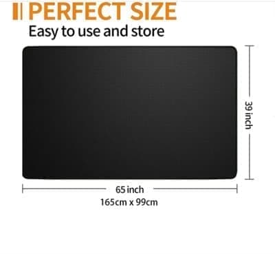 Fireproof & Heat-Resistant Grill Mat/Grill Accessory 165cm*99cm