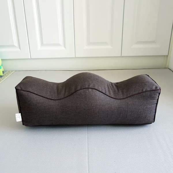 Ergonomisk Ben- & Hoftepude for Bedre Blodcirkulation - Støtte efter Skade og under Graviditet | Håndvaskbar Polyester i Flere Farver Brown