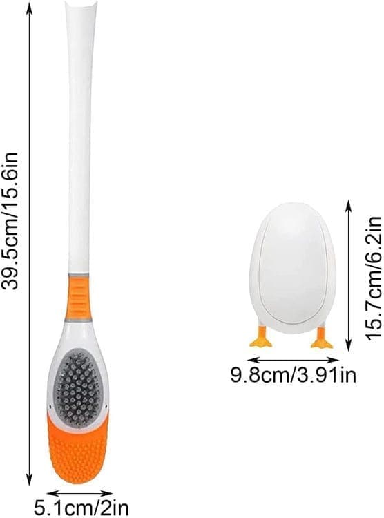 Toiletbørste med Opbevaringskrog White