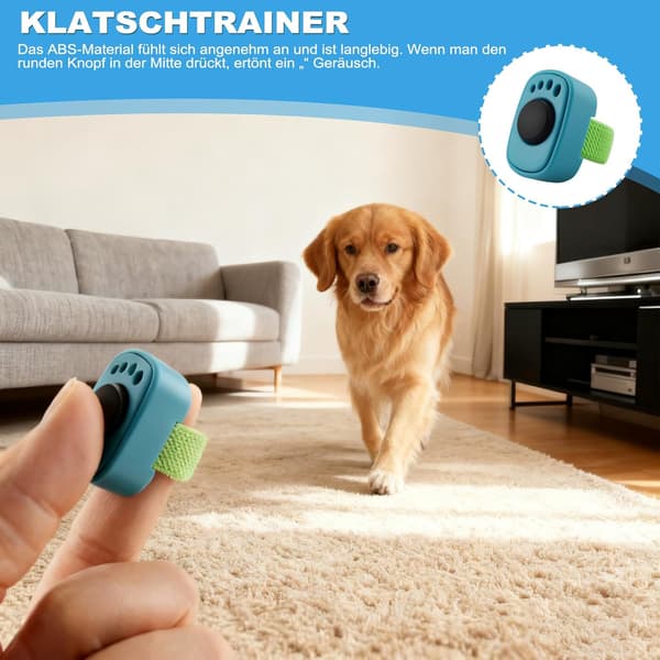 Clicker til hundetræning – 2-pak, perfekt til hvalp & kat, praktisk sæt