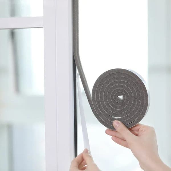 Self-adhesive silicone sealing strip - Waterproof/windproof/soundproof 10*30*2000MM