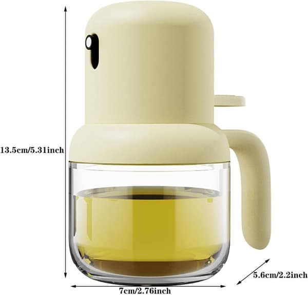 Sprayflaske til olie/eddike 180 ml Beige