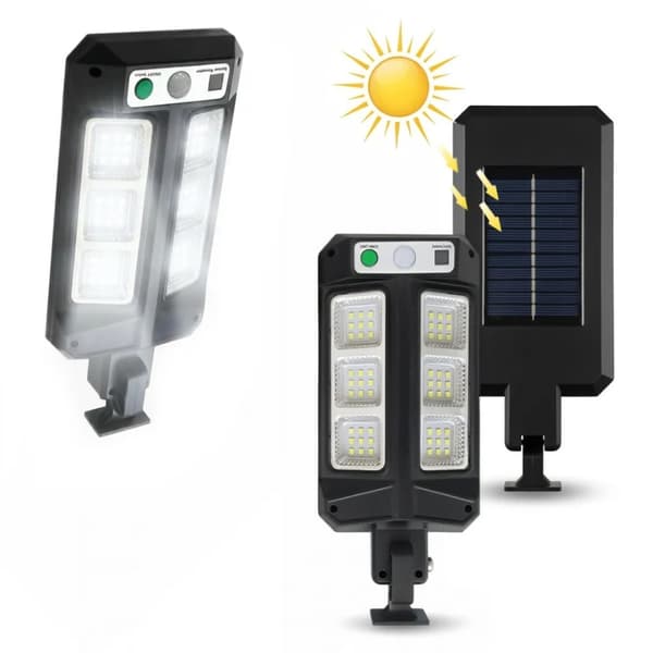 Solar Light with 54 LED and Motion Sensor, 3 Light Modes, Waterproof Outdoor Lighting for Garden, Pathway and Terrace 54led-2pcs