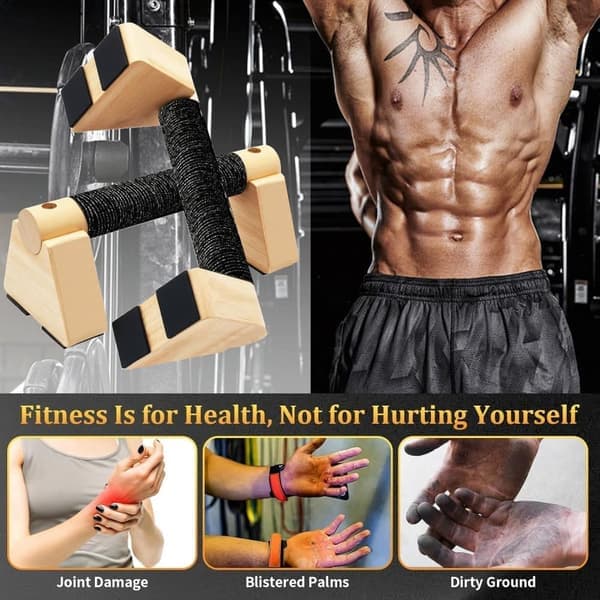 Calisthenics Equipment for Handstands & Push-ups, Push Up Bars & Training Support for Men