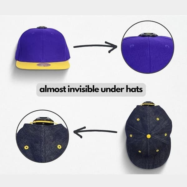 8-pack Self-Adhesive Hat Hooks for Wall – Cap Holder & Hook for Headphones, Headbands silver