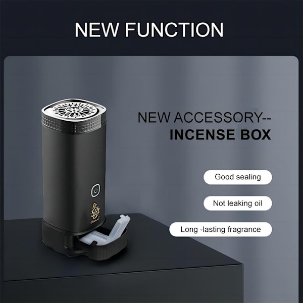 Aromadiffusor aroma diffuser Elektrisk Elektrisk aromalampa Med kryddlåda-Grå