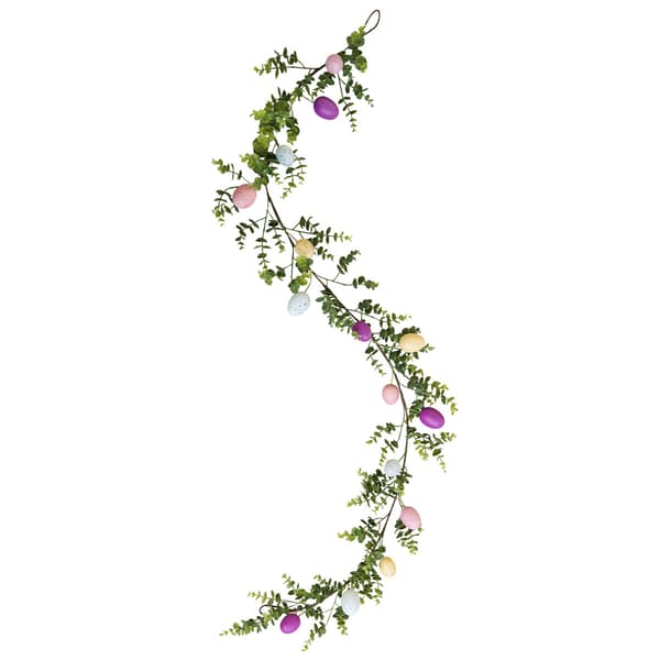 1/2-Pack Easter Garland 170 cm – Garland with Easter Eggs for Easter Decoration, Kitchen, Wall & Easter Party 1-Pack
