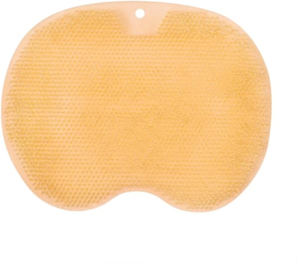 Fod- og rygskrubber til brusebadet Yellow 2 Piece