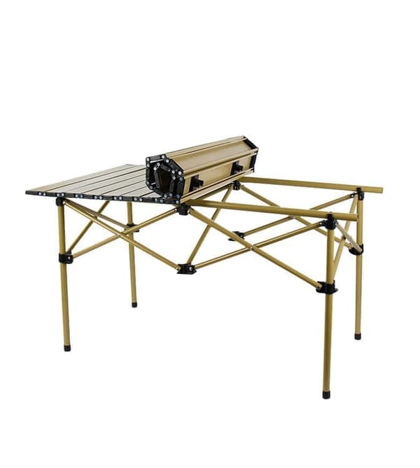Foldable Camping Table - Lightweight & Portable Table for Camping, Picnic, and Outdoor Use Khaki