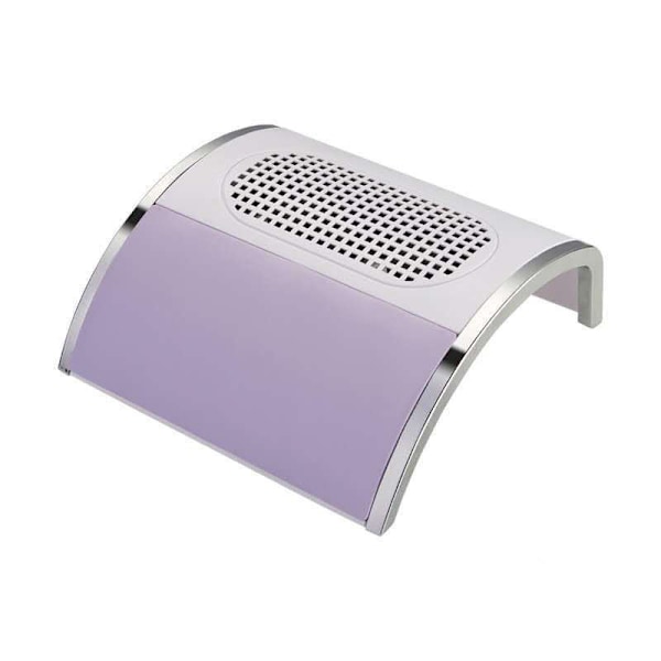 Nageldammsugare – Sugsystem & Dammuppsamlare för Manikyr och Naglar – 25,8 x 24 x 10 cm lila