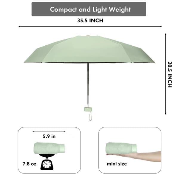 Elegant Automatisk Paraply 90cm til Stilbevidste Light Green
