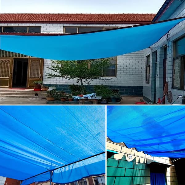 Rektangulær UV-resistent vandtæt solsejl - Solbeskyttelsesbaldakin til have, terrasse, gårdhave - 2x2m 2*2M
