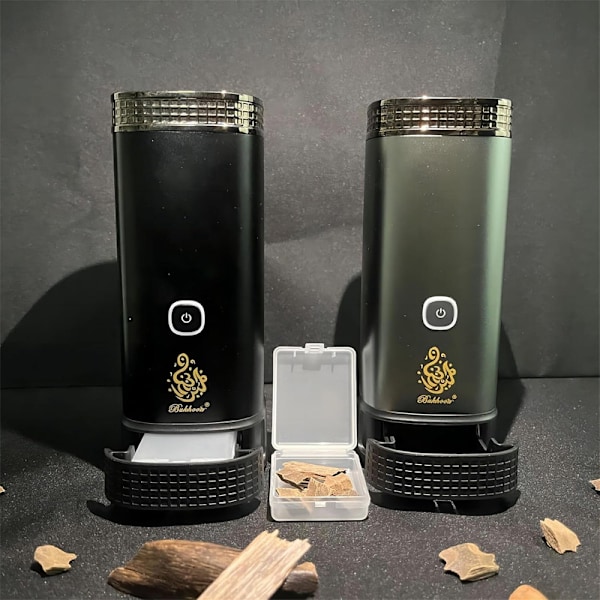 Aromadiffusor aroma diffuser Elektrisk Elektrisk aromalampa Med kryddlåda-Grå