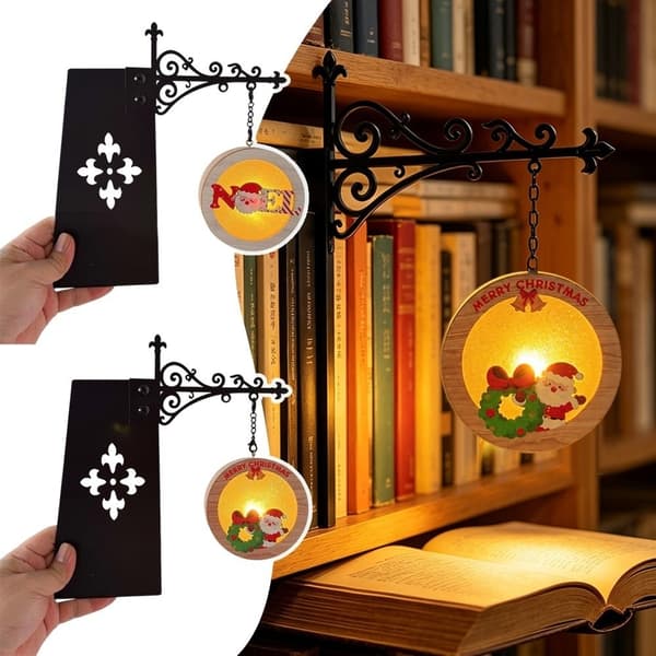 LED Bookshelf Lamp with Warm White Light, Small Decorative Lamp for Bookshelf, Reading, Bedroom and Home B