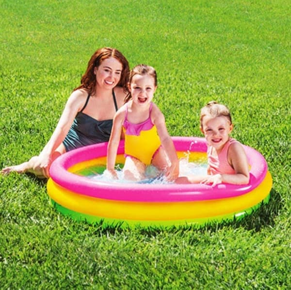 Oppustelig pool Fast Set rund 86 × 25 cm
