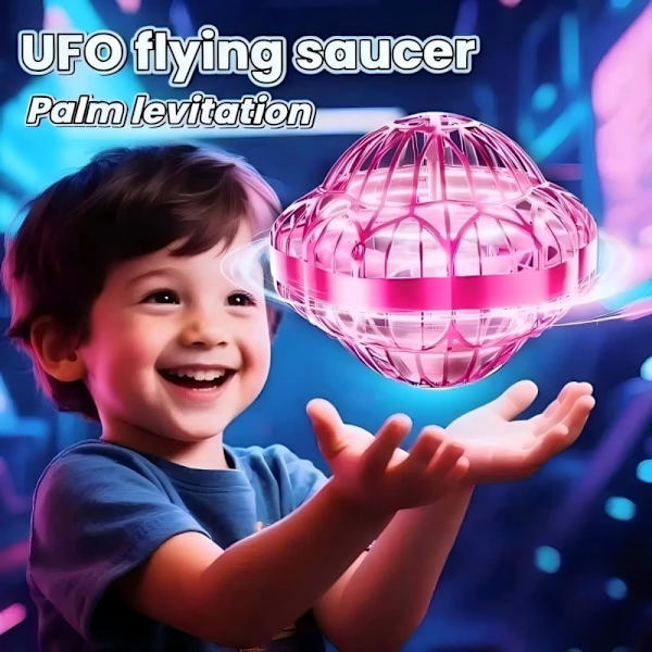 Flyvende Bold UFO – Intelligent Sensor Legetøj & Håndstyret Mini Drone Red