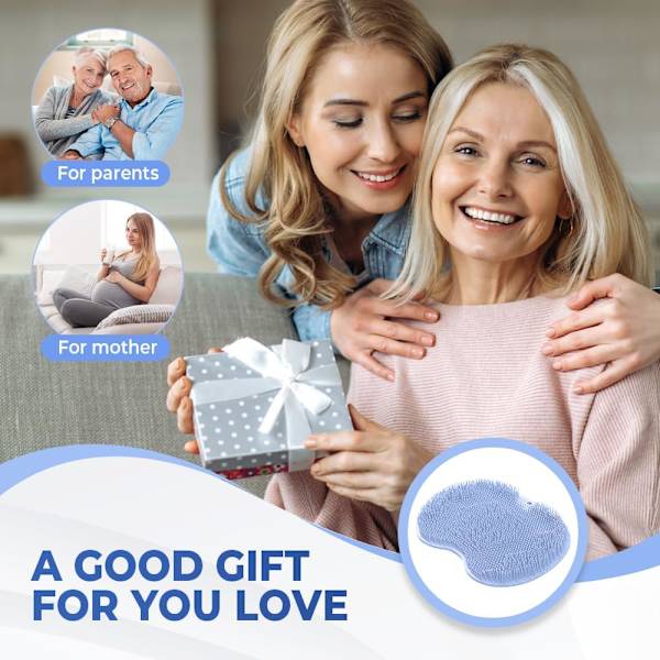 Fot- och ryggskrubbare för duschen Blue 1 Piece
