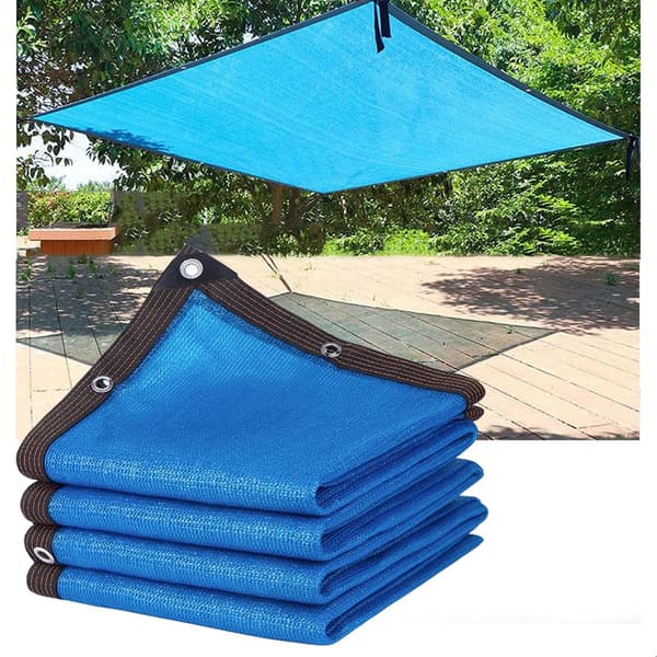 Rektangulær UV-resistent vandtæt solsejl - Solbeskyttelsesbaldakin til have, terrasse, gårdhave - 2x2m 2*2M