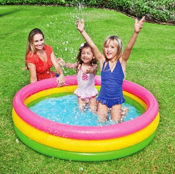 Oppustelig pool Fast Set rund 86 × 25 cm