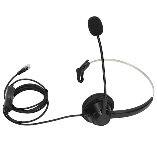 H360rj9mv Telefonheadset Rj9 Business Headset Med Mikrofon För Callcenter Kundtjänst Online Kurs