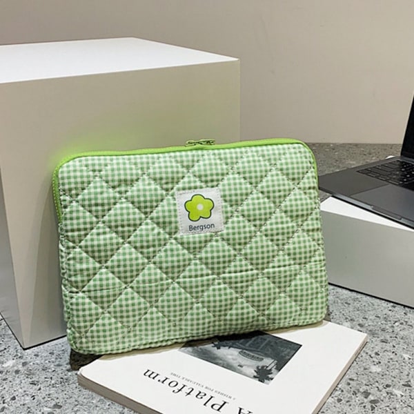 Laptop Sleeve Veske Fôrveske 11 TOMMER GRØNN RUTETE GRØNN RUTETE 11inchGreen Plaid