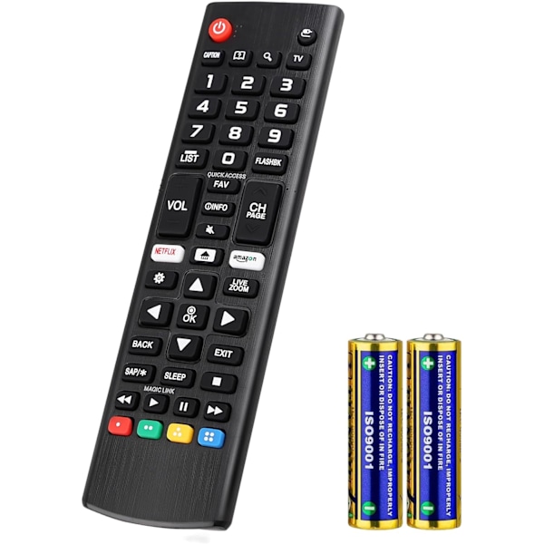 Universal Remote Control for LG Smart TV, LCD, LED, 3D, HDTV, AKB75095308, AKB75095307, AKB73715601, compatible for all LG remotes