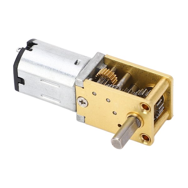 Turbo sneglegear motor mikro børstet DC12V mini reduktion 1 aksel med fast sæde 136RPM 1:118