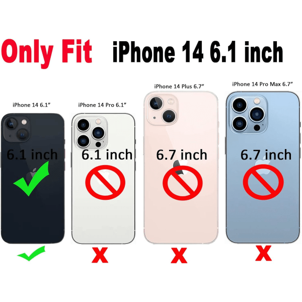 IC iPhone 14 -puhelimen kuori 6,1 tuumaa Söpö 3D Love Wave -kehys Pehmeä TPU Glitter Laser Monivärinen Flash-kuori iPhone 14 -puhelimelle Tyttö Violetti