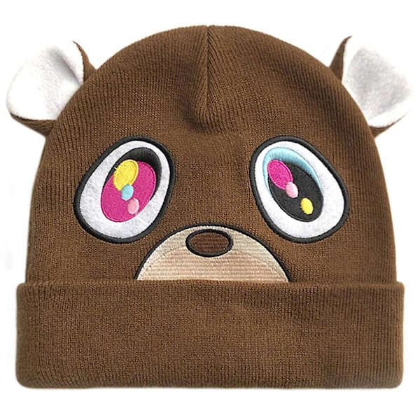 Men Women Unisex Kanye West College Dropout Graduation Bear Fashion Beanies Hat Knitted Caps Gifts