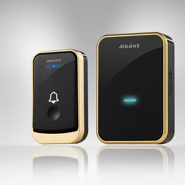 Wireless doorbell, IP44 waterproof wireless doorbell 200 meters range