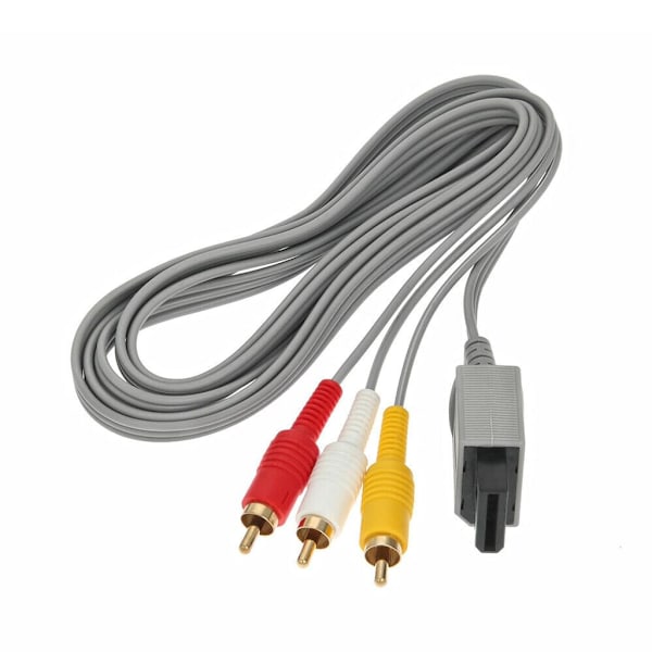 Wii & U TV Audio -kaapeli 1,8 m Video -kaapeli Scart Cinch RVL-009 3-RCA